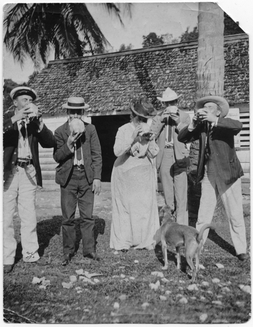 Henry M. Jones and the coconut party, no date