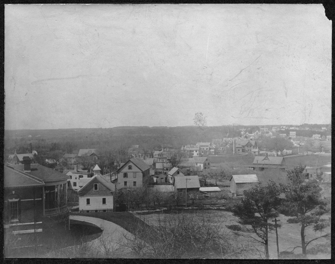 View of Kingston looking north from Horatio Adams' House, no date